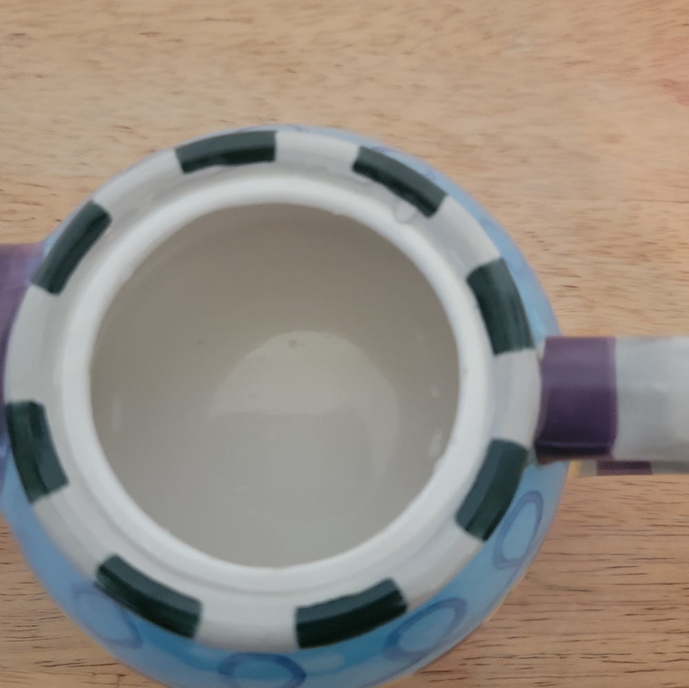 Stackable 3pc Ceramic Tea Set - Picture 12 of 13